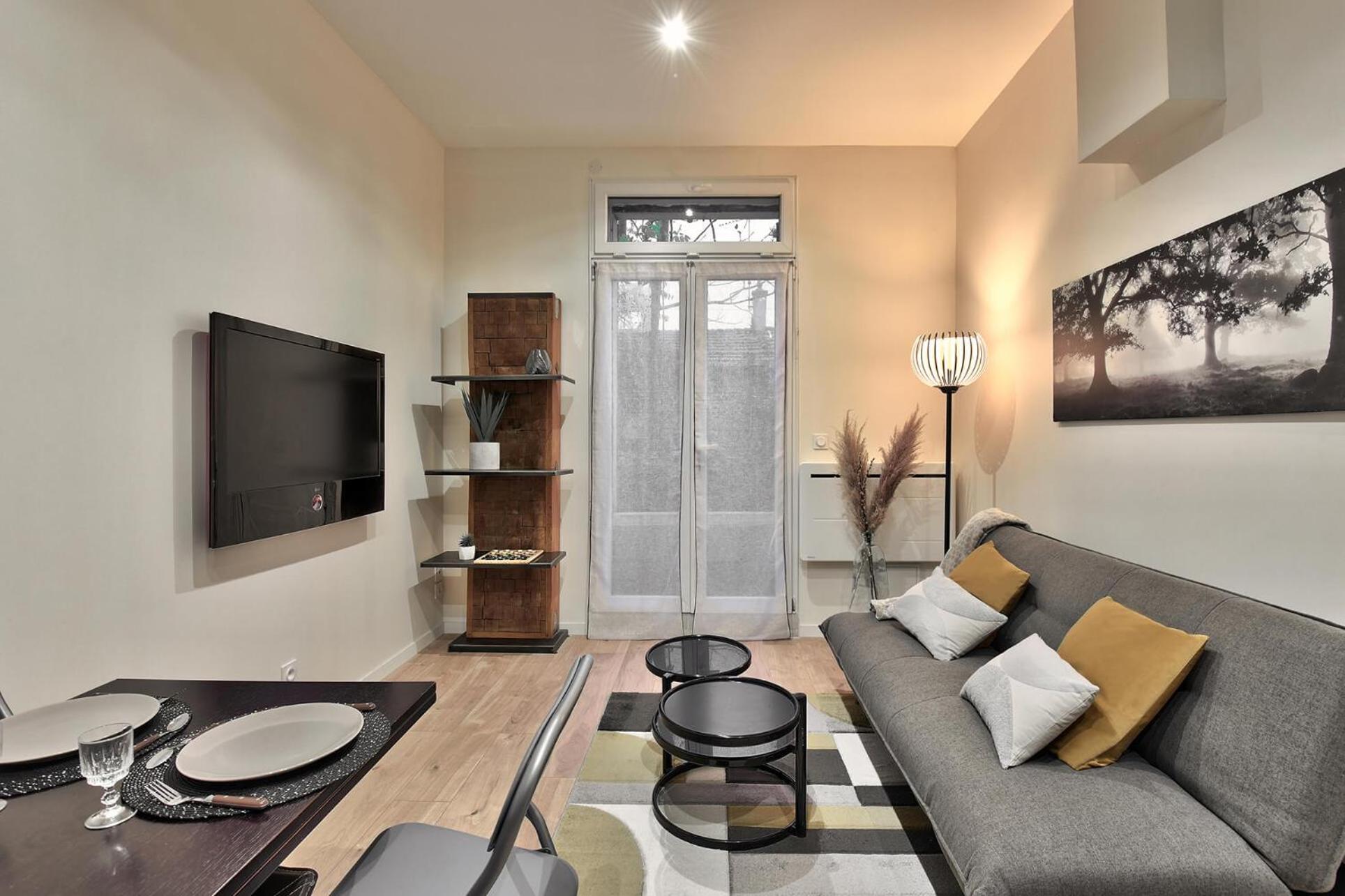L'Appart Chic - Terrasse - Proche Lyon & Tram Villeurbanne Exterior photo